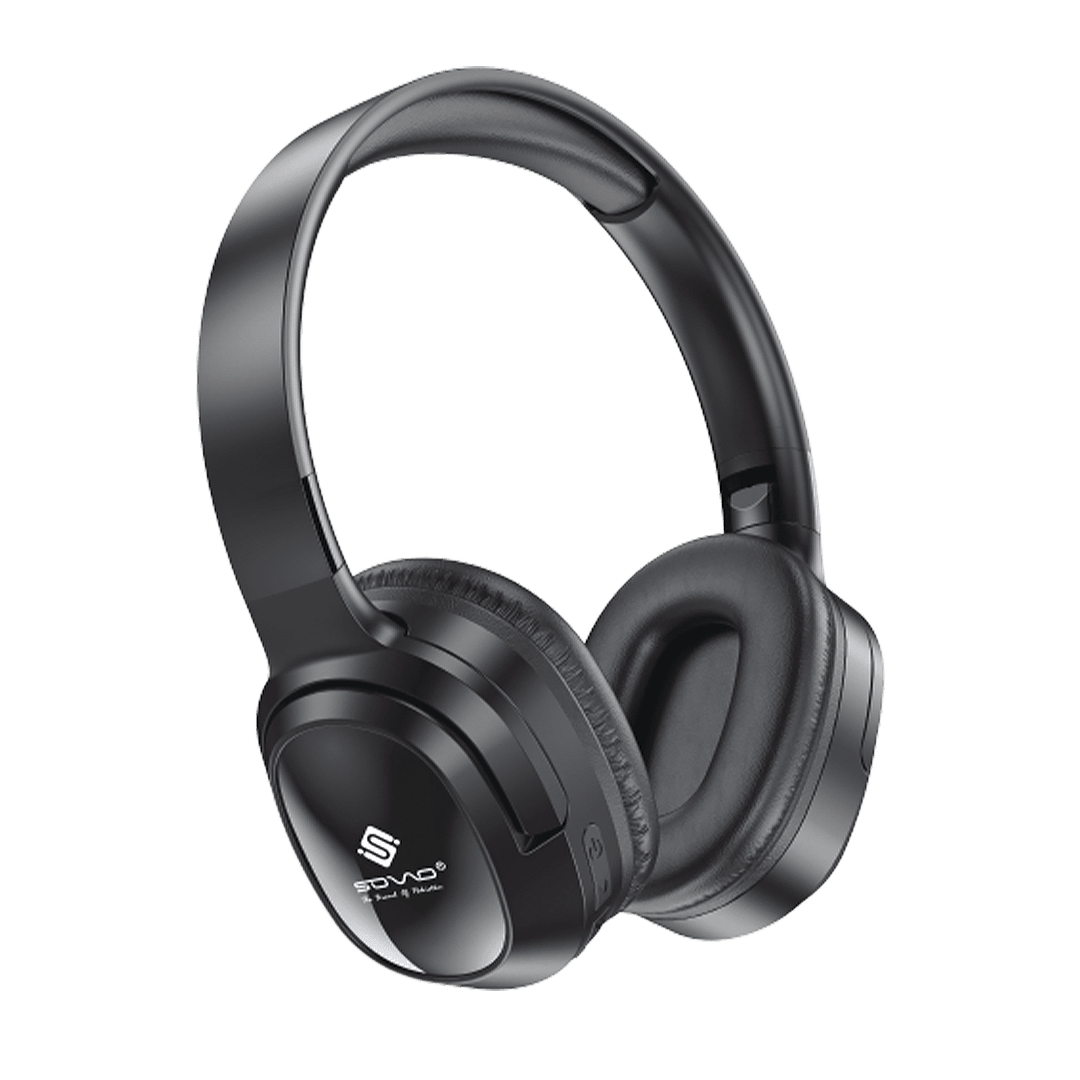 SOVO SHP-550 Crazy Bass Wireless Headphones black over-ear Bluetooth 5.3 ANC