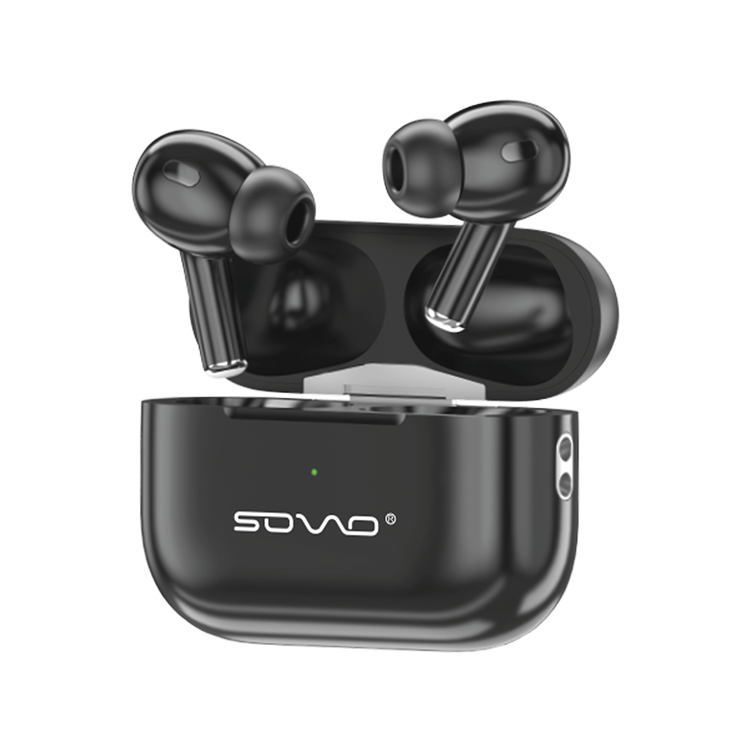Sovo SBT-900 Buzzer Pro earbuds with charging case