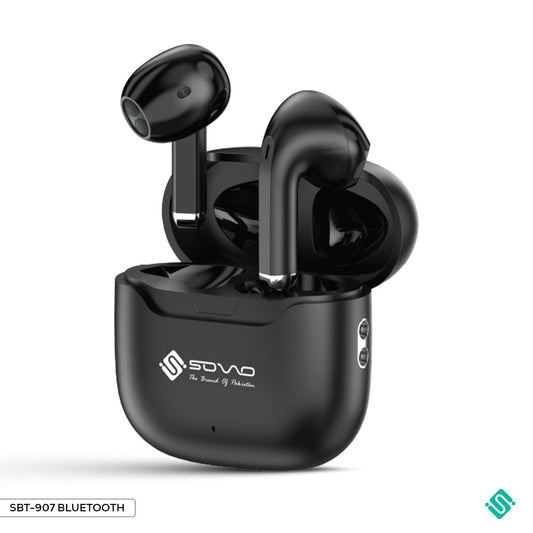 Sovo SBT-907 Musical Pods wireless earbuds in black