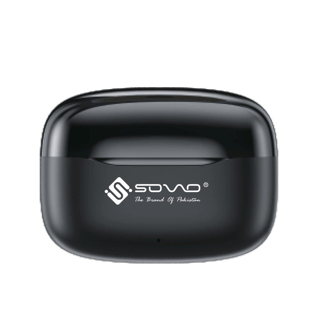 Sovo SBT-955 Jolt wireless earbuds in black
